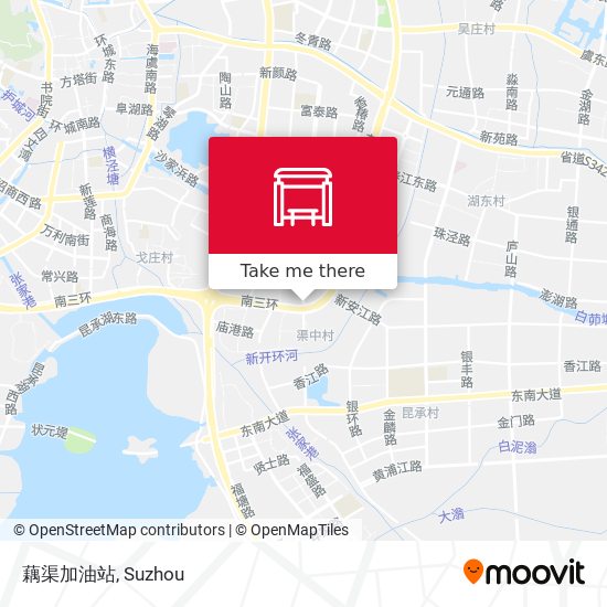 藕渠加油站 map
