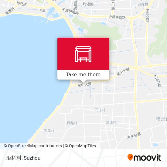 沿桥村 map
