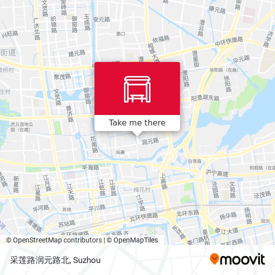 采莲路润元路北 map