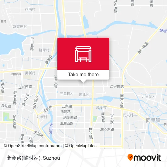庞金路(临时站) map