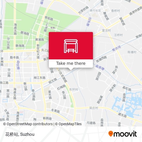 花桥站 map