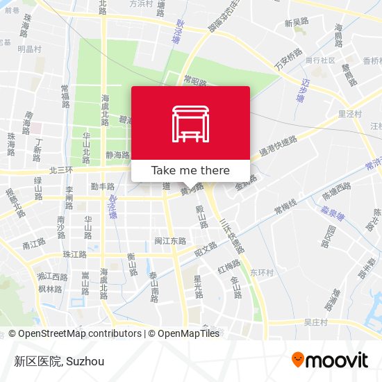 新区医院 map