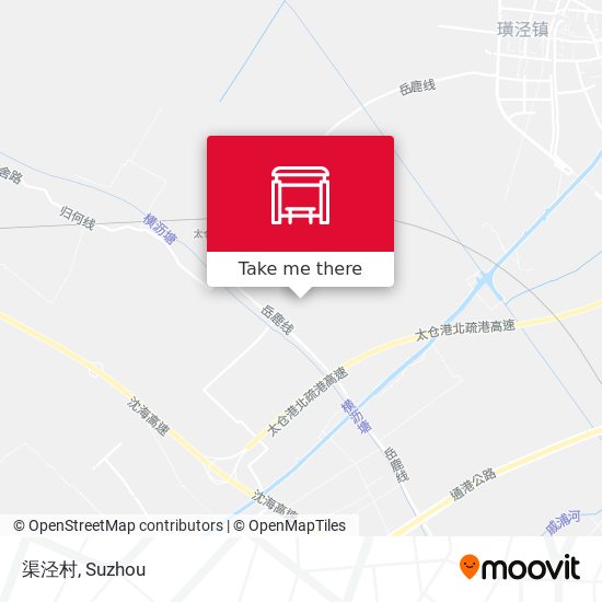 渠泾村 map