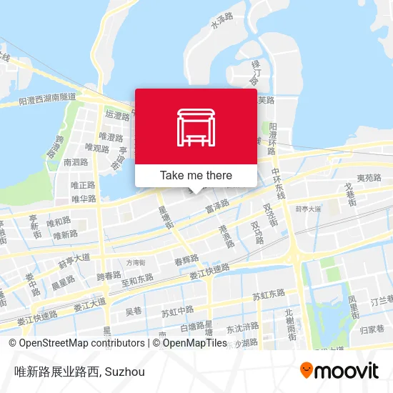 唯新路展业路西 map