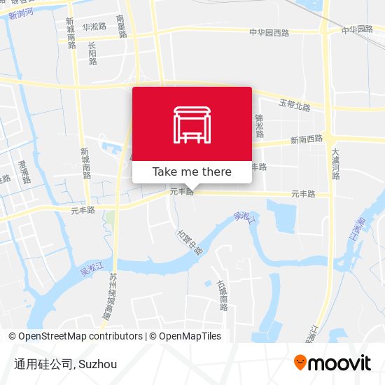 通用硅公司 map