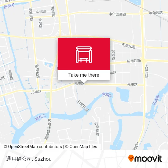 通用硅公司 map