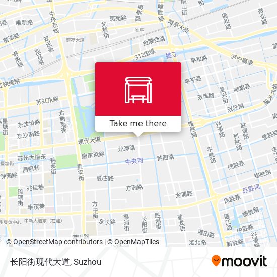 长阳街现代大道 map