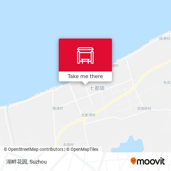 湖畔花园 map