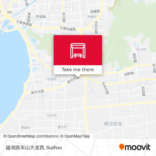越湖路东山大道西 map