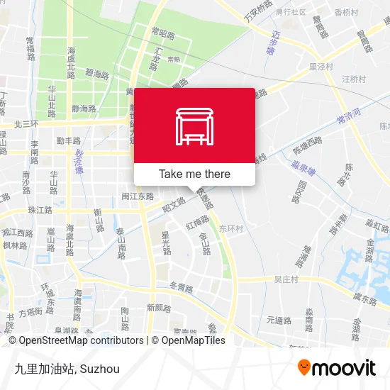 九里加油站 map