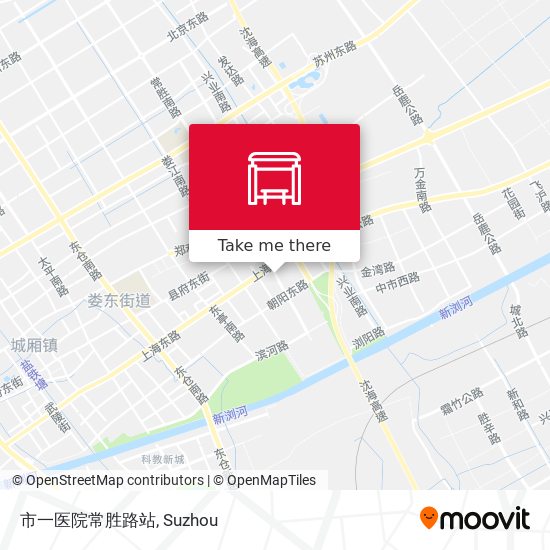 市一医院常胜路站 map