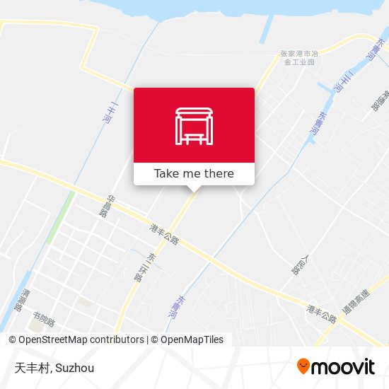 天丰村 map