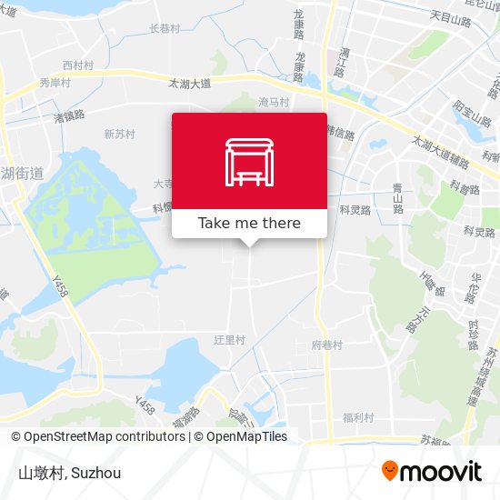 山墩村 map