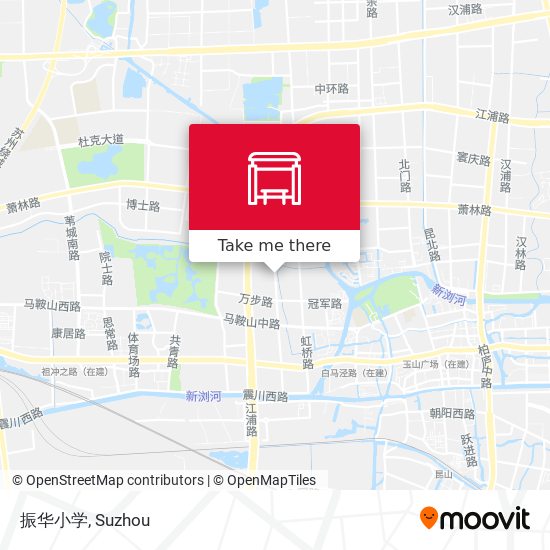振华小学 map