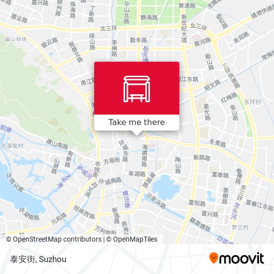 泰安街 map