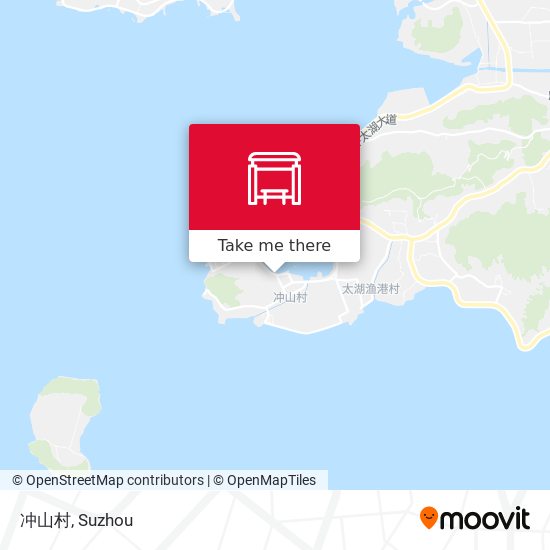 冲山村 map