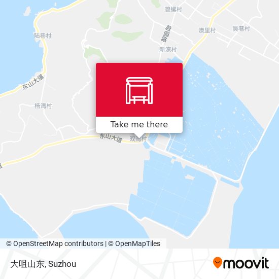 大咀山东 map