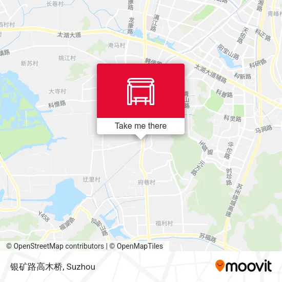 银矿路高木桥 map