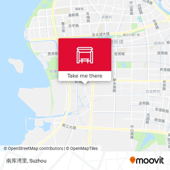 南厍湾里 map