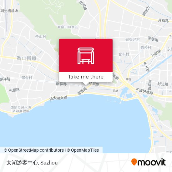 太湖游客中心 map