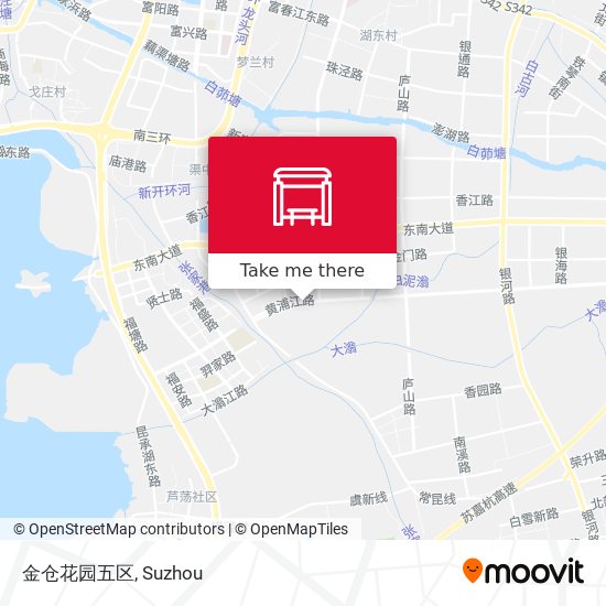 金仓花园五区 map