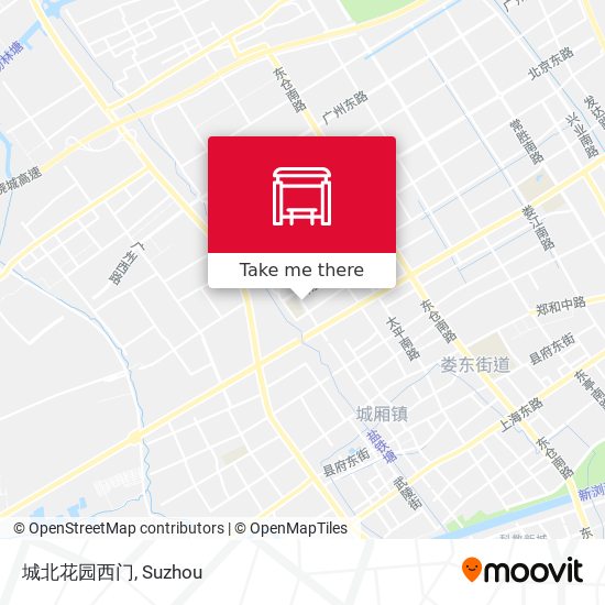 城北花园西门 map