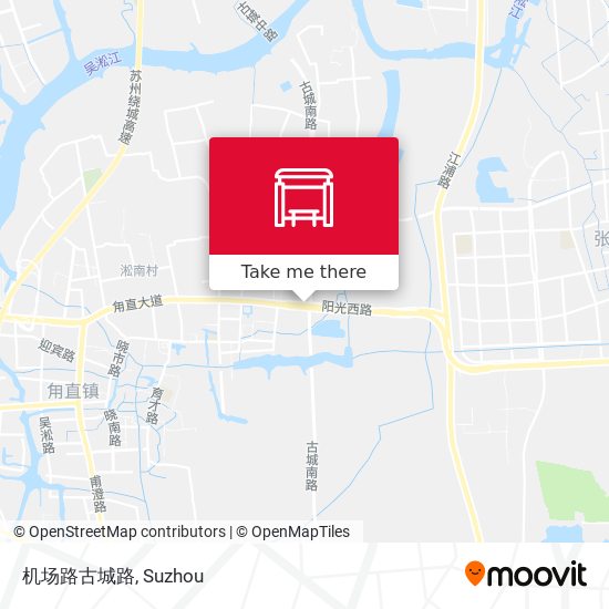 机场路古城路 map