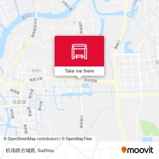 机场路古城路 map