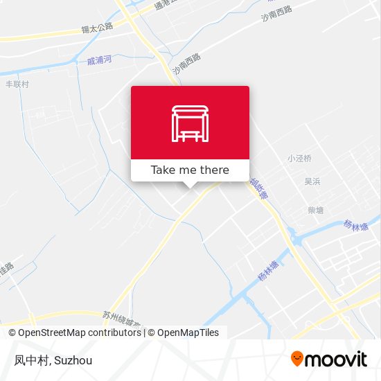 凤中村 map