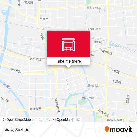 车塘 map
