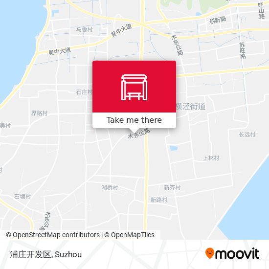 浦庄开发区 map