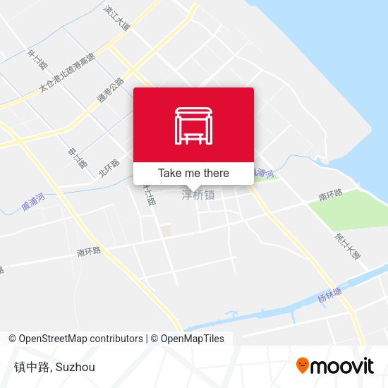 镇中路 map