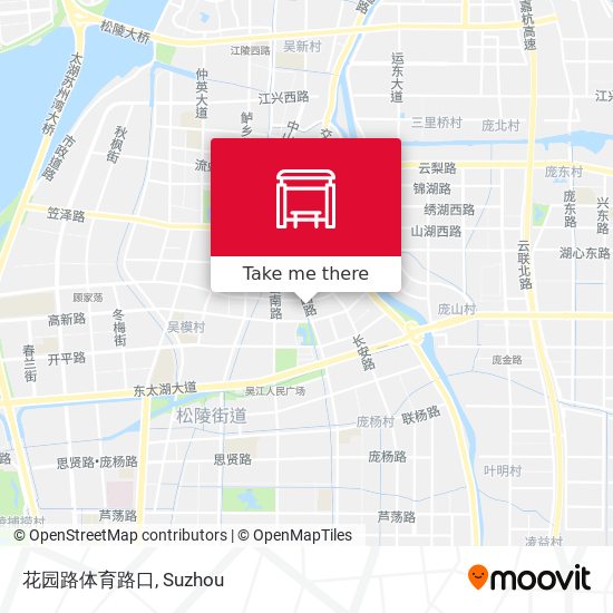 花园路体育路口 map
