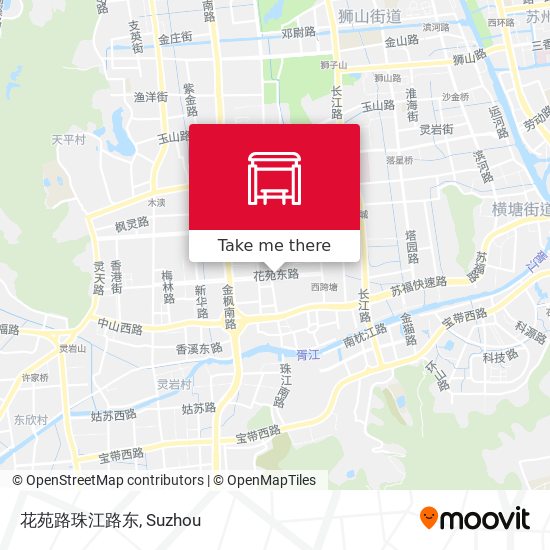 花苑路珠江路东 map