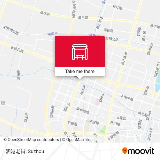 泗港老街 map