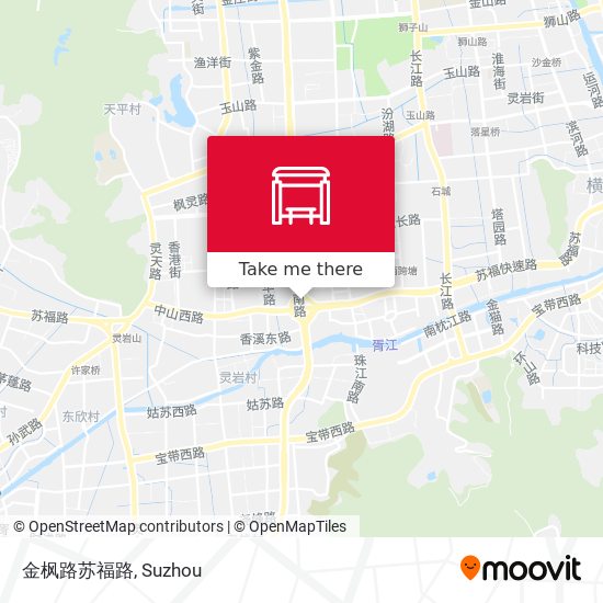 金枫路苏福路 map