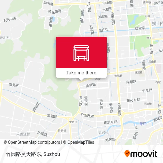 竹园路灵天路东 map