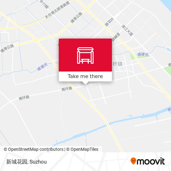 新城花园 map