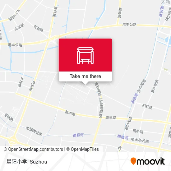 晨阳小学 map