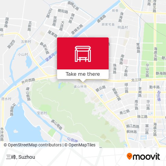 三峰 map