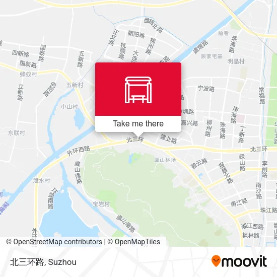 北三环路 map