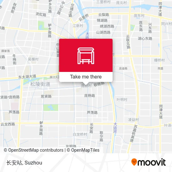 长安站 map