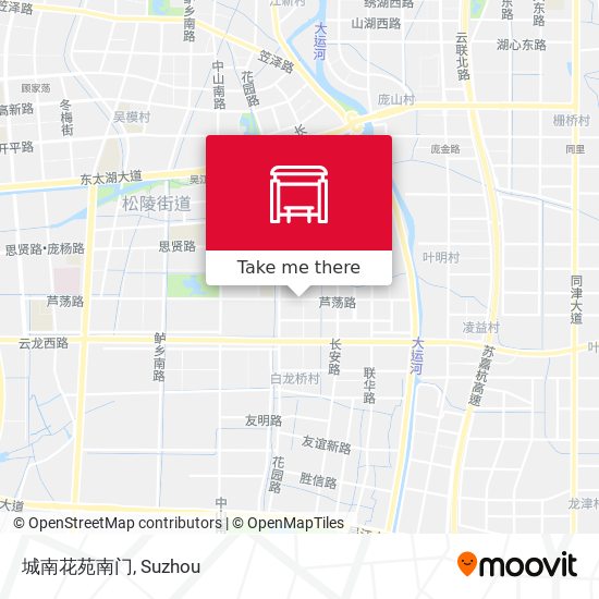 城南花苑南门 map