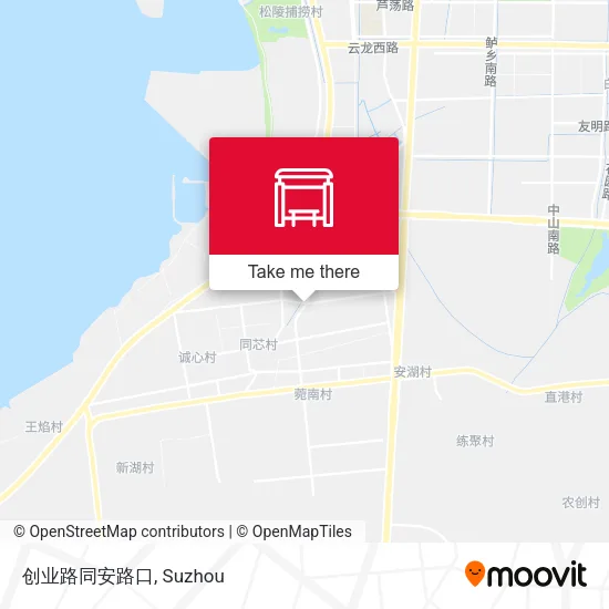创业路同安路口 map