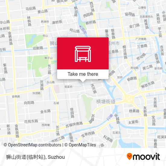 狮山街道(临时站) map