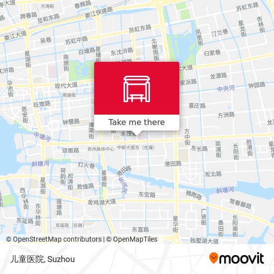 儿童医院 map