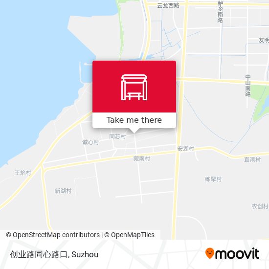 创业路同心路口 map