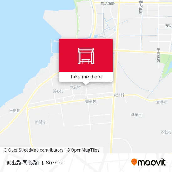 创业路同心路口 map