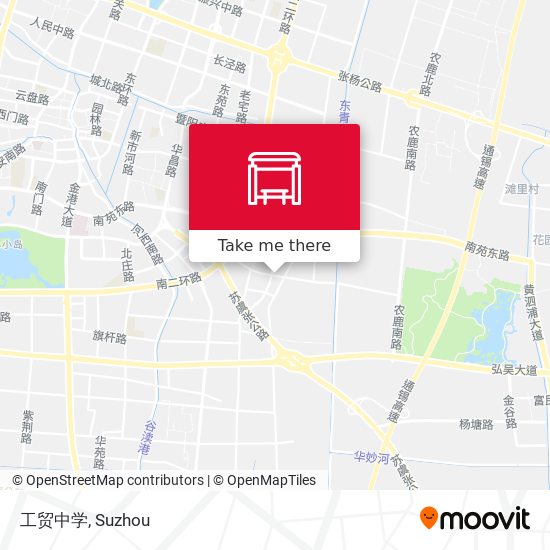 工贸中学 map