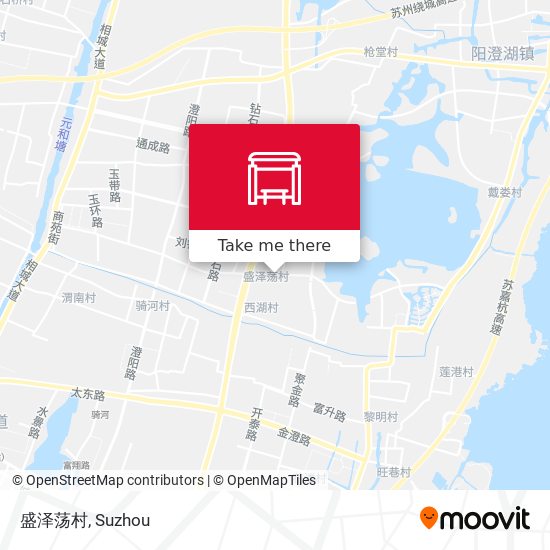 盛泽荡村 map